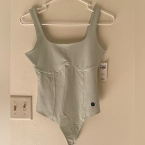 NWT Abercrombie & Fitch Mint Green Corset Bodysuit